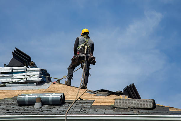 Professional Flat Roof Repair technician working in Forsyth, MT